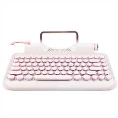HELLBOY MX520 打字机机械键盘 温莎白 蓝牙 青轴报价_参数_图片_点评-泡泡网产品报价